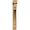 Ekena Millwork Merced Block Rough Sawn Bracket w/ Offset Brace, Western Red Cedar, 6"W x 40"D x 44"H BKT0604X40X44MRC05RWR - alternate 4